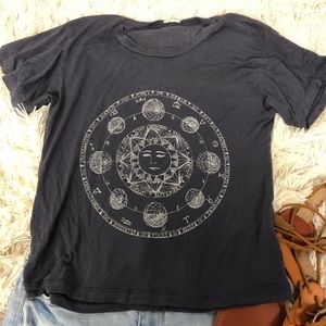 Blue/Grey T-shirt w/ Horoscope Design